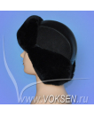 Шапка-ушанка "Баргузин" из кролика-рекс