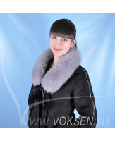 Воротник из меха песца